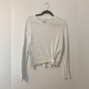 Madewell Elwood Knot Front Top